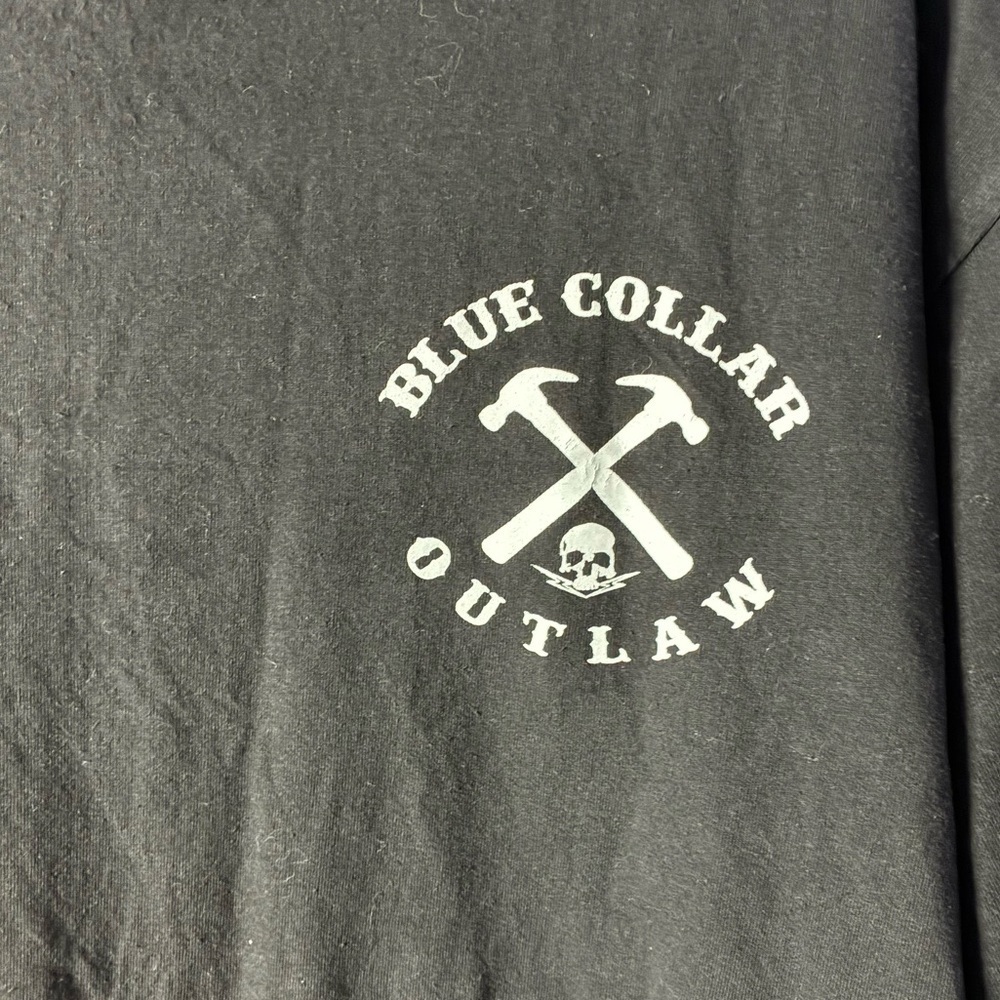 Outlaw Black Graphic T-Shirt for Men XL - Picture 6 of 10